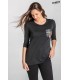 Camiseta de estética y servicios de mujer 8113827. Bolsillos metalizados. 3 Dyneke
