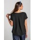 Camiseta de estética y servicios de mujer 8113827. Pliegue espalda. espalda Dyneke