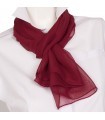 Pañuelo de mujer de gasa vaporosa 4612. Granate. Garys
