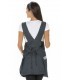 Casulla vaquera de estética y servicios de mujer 8157775. Talla única. espalda Dyneke