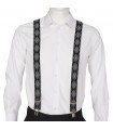 Tirantes estampados elástico 3291. Gris. Garys