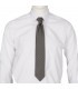 Corbata Jacquard sin nudo 3262. Gris 1. Garys