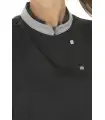 Casulla de estética y servicios de mujer 8159571. Microfibra. cuello Dyneke