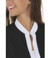 Casaca microfibra de estética de mujer 8160571. Cuello mao. cuello Dyneke