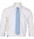 Corbata Jacquard Raya 3261. Celeste 2. Garys