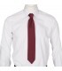 Corbata Jacquard Raya 3261. Granate 2. Garys
