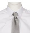Corbata Jacquard Raya 3261. Gris 1. Garys