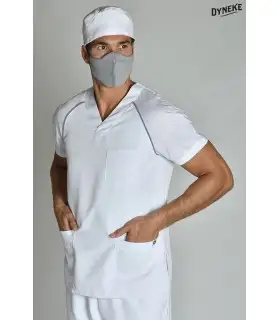 Casaca sanitaria y de servicios unisex 8181570. Microfibra. Dyneke