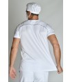 Casaca sanitaria y de servicios unisex 8181570. Microfibra. espalda Dyneke