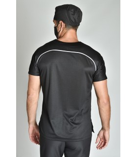 Casaca sanitaria y de servicios unisex 8181571. Microfibra. espalda Dyneke
