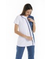 Casaca sanitaria de mujer 8186482. Microfibra. 2 Dyneke