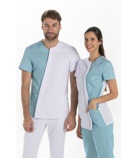 Casaca sanitaria de hombre 8187483. Microfibra. pareja 2 Dyneke