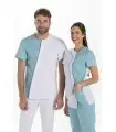 Casaca sanitaria de hombre 8187483. Microfibra. pareja 2 Dyneke