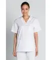 Casaca sanitaria unisex 8204700 en manga corta. 2 Dyneke