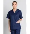 Casaca sanitaria unisex 8204794 en manga corta. Dyneke