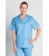 Casaca sanitaria unisex 8204845 en manga corta. Dyneke