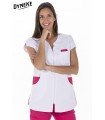 Casaca sanitaria de mujer 8209572 en manga corta. Microfibra. Dyneke