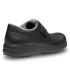 Zapato sanitario antideslizante con cierre de velcro Neón. Feliz caminar Negro 3