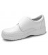 Zapato sanitario antideslizante con cierre de velcro Sigma. Feliz caminar Blanco 4
