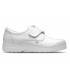 Zapato sanitario antideslizante con cierre de velcro Sigma. Feliz caminar Blanco 5