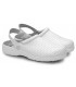 Zueco sanitario antideslizante con correa ajustable Zeta. Feliz caminar Blanco 1
