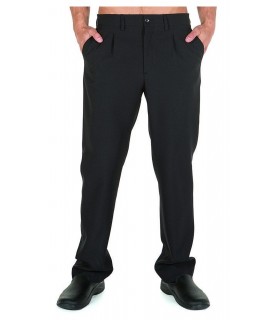 Pantalón 7786 chino con pinzas de Caballero. Garys, negro.
