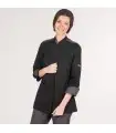Casaca Chef 9355 Artemisa-Negra para mujer. Cool max. Garys