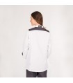 Casaca Chef 9355 Artemisa-Blanco para mujer. Cool max. Garys, espalda