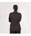 Casaca Chef 9338 Poseidon Unisex. Cool max. Garys, negro espalda