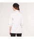 Casaca Chef 9338 Poseidon Unisex. Cool max. Garys, blanco espalda