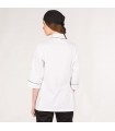 Casaca Chef 9338 Poseidon Unisex. Cool max. Garys, blanco espalda