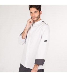 Casaca Chef 9336 Helios-Blanco. Cool max. Garys