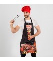 Delantal 15012 Barbacoa con peto y bolsillo. Garys