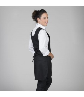 Casulla 202-45. Bolsillo en el centro. Garys negro, espalda