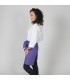 Delantal corto 117.45-B. Garys. Morado 2