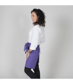 Delantal corto 117.45-B. Garys. Morado 2
