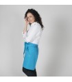 Delantal corto 117.45-B. Garys. Turquesa 2
