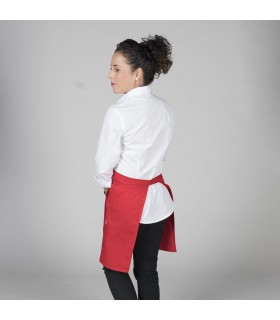 Delantal corto 117.45-B. Garys. Rojo 2