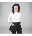 Delantal 1203  corto con bolsillo. Garys. Negro