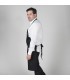 Delantal 1164 con peto y bolsillo. Garys. Negro 2