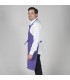 Delantal 116-B. Bolsillo en el centro. Garys, morado 2