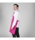 Delantal 116-B. Bolsillo en el centro. Garys, fucsia 2