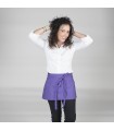 Delantal corto 120. Sin bolsillo. Garys, morado