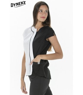 Casaca de estética de mujer 8227841. Asimétrica. Dyneke