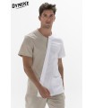 Casaca de estética de hombre 8228824. Asimétrica. Dyneke