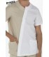 Casaca de estética de hombre 8228824. Asimétrica. detalle Dyneke