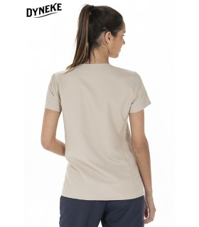 Casaca de estética de mujer 8240569 Cruzada. Espalda Dyneke