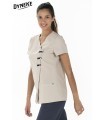 Casaca de estética de mujer 8240569 Cruzada. lateral Dyneke
