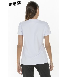 Casaca de estética de mujer 8240570 Cruzada. Espalda Dyneke