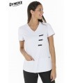 Casaca de estética de mujer 8240570 Cruzada. 2 Dyneke